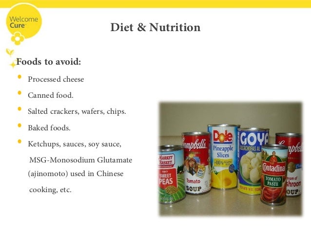 Diets for meniere disease